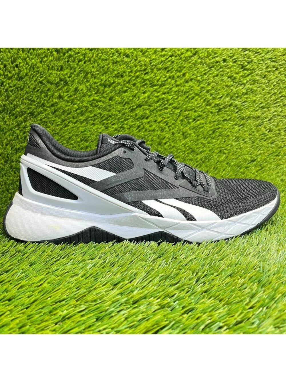 Reebok Nanoflex TR Series 1 Mens Size 13 Black Running Training Shoes Sneakers